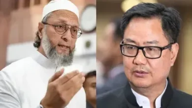 सोशल मीडिया पर वार-पलटवार में ओवैसी और रीजीजू की तीखी बहस