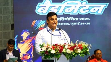 पावरग्रिड बैडमिंटन टूर्नामेंट 2024 का उद्घाटन समारोह यूसुफगुड़ा स्टेडियम, हैदराबाद में आयोजित।