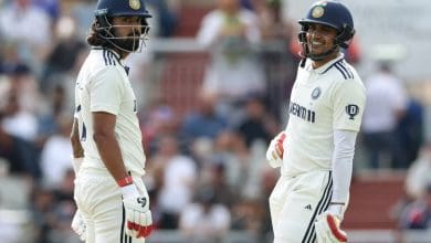 शुभमन गिल और राहुल की बेहतरीन साझेदारी से भारत को संबल