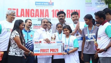 हैदराबाद 10K रन में अंगदान हेतु जनजागरूकता अभियान