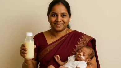 300 लीटर ब्रेस्ट मिल्क दान करने वाली सेल्वा बृंदा