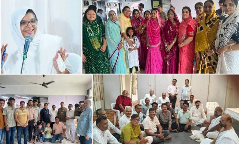 श्री महावीर भवन में बच्चों का थोड़ी सी ज़मीन थोड़ा सा आसमान शिविर