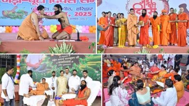 आचार्य बालकृष्ण के जन्मदिवस पर जड़ी-बूटी रोपण उत्सव