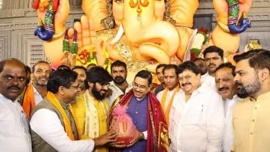 भाग्यनगर गणेश उत्सव में प्रह्लाद जोशी का स्वदेशी संदेश