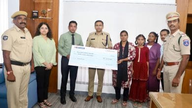 साइबराबाद पुलिस और एचडीएफसी बैंक ने दी आर्थिक सहायता