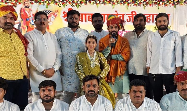 "हैदराबाद श्री बाबा रामदेवजी महाराज जागरण दृश्य"