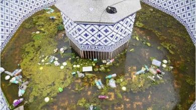 गुलजार हौज का कचरे से घिरा फव्वारा, नवीनीकरण के बाद बदहाल