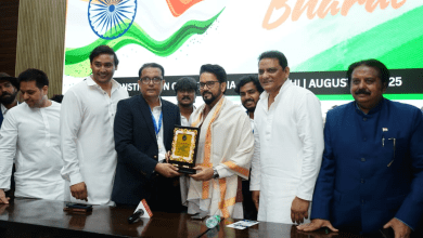 नशा मुक्त भारत अभियान में सैयद नूर, मोहम्मद अजहरुद्दीन और अनुराग ठाकुर