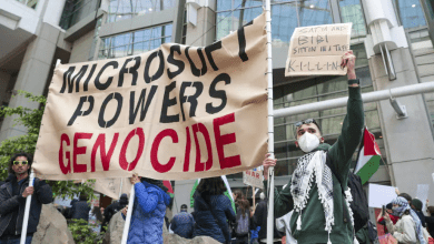 माइक्रोसॉफ्ट मुख्यालय पर गाजा युद्ध के खिलाफ प्रदर्शन, 18 लोग गिरफ्तार