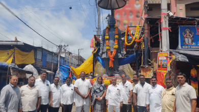 धूलपेट में कल्याण सिंह की पुण्यतिथि पर आयोजित श्रद्धांजलि सभा
