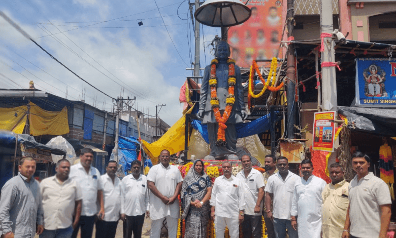 धूलपेट में कल्याण सिंह की पुण्यतिथि पर आयोजित श्रद्धांजलि सभा