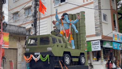 हैदराबाद में ‘ऑपरेशन सिंदूर’ थीम पर सजी देशभक्ति झांकी