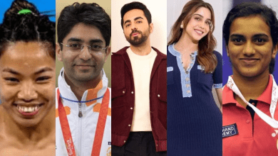 नेशनल स्पोर्ट्स डे पर आयुष्मान खुराना और खिलाड़ी अपील करते हुए