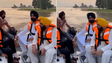 बाढ़ में मंत्री की क्रूज सवारी पर विपक्षी दलों का हमला