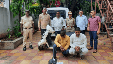 1.09 किलो गांजे के साथ दो गिरफ्तार – पुलिस कार्रवाई