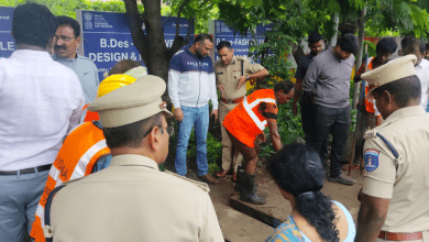 जीएचएमसी आयुक्त का बारिश प्रभावित इलाकों का निरीक्षण