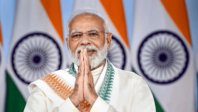 पीएम मोदी भारत छोड़ो आंदोलन के वीरों को श्रद्धांजलि देते हुए