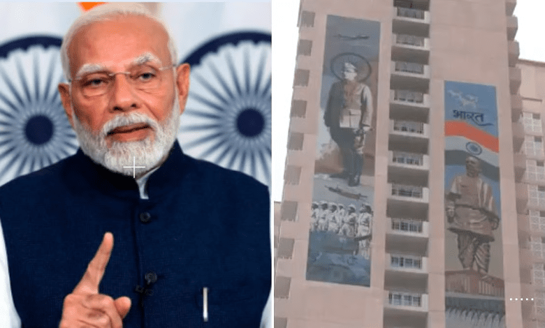 पीएम नरेंद्र मोदी द्वारा सांसदों के लिए नए बहुमंजिला फ्लैटों का उद्घाटन