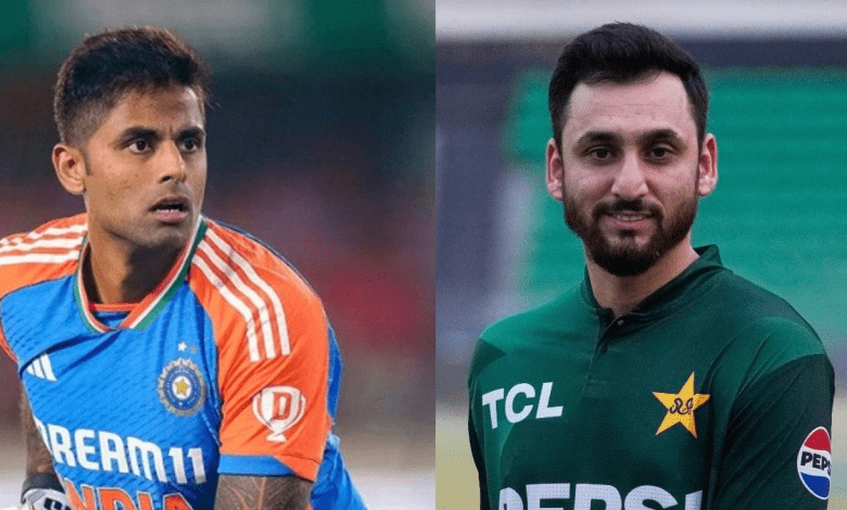 दुबई इंटरनेशनल क्रिकेट स्टेडियम में भारत–पाकिस्तान मुकाबले की तैयारी