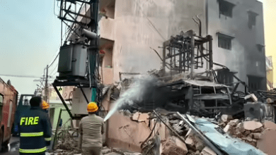 कर्नाटक फैक्ट्री में लगी आग