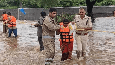 Govindaraopet मुळुगु में भारी बारिश के बाद IMD रेड अलर्ट जारी करना