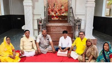 दम्माईगुड़ा में श्रीकृष्ण जन्मोत्सव 2025 का झूला और भजन