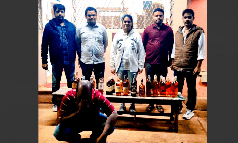सिकंदराबाद में अवैध शराब तस्करी का भंडाफोड़