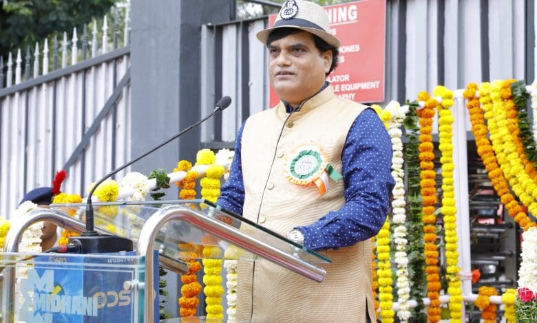 मिधानि स्वतंत्रता दिवस 2025 कार्यक्रम का दृश्य