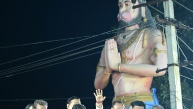 जनहित पदयात्रा में भाग लेते तेलंगाना कांग्रेस अध्यक्ष महेश कुमार गौड़।