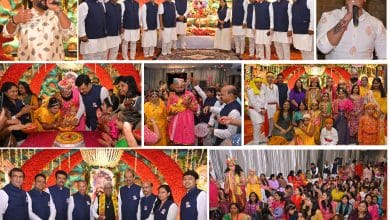 अग्रवाल समाज, सिकंदराबाद नॉर्थ शाखा द्वारा आयोजित श्रीकृष्ण जन्माष्टमी महोत्सव का दृश्य।