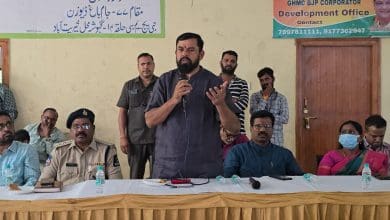 धूलपेट गणेश मूर्ति व्यवस्थाओं पर अधिकारी बैठक
