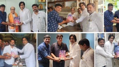 श्री रामदेव भक्त संगम, भाग्यनगर के तत्वावधान में सोमवार, 25 अगस्त को रात 9 बजे से श्री रामदेव कीर्तन संगम मंदिर ट्रस्ट, श्री रामदेवरा दरबार मंदिर, शिवरामपल्ली में आयोजित होने वाले श्री रामदेव जन्मोत्सव में बतौर अतिथि भाग लेने के लिए समाजसेवी अमृत कुमार जैन, रामवल्लभ भाटी, सचिन सिंह, मेघराज कच्छवाहा, नीरज लखोटिया एवं सीए रमेश कुमार माली को आमंत्रित करते प्रमुख भजन गायक सुशील गोपाल बजाज, रामदेव लड्डा, अशोक भूतड़ा एवं सुरेश सांखला।