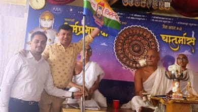 सिकंदराबाद जैन भवन पर्युषण पर्व प्रवचन दृश्य