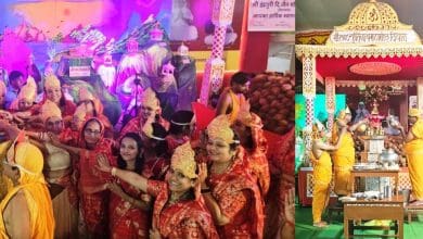 आगापुरा जैन मंदिर में शांतिनाथ महामंडल विधान समापन