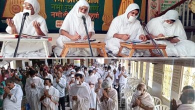 मानसिक गर्हा से आत्मा की शुद्धि पर साध्वी सुमंगलप्रभाजी का प्रवचन