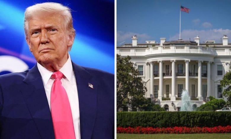 व्हाइट हाउस में ट्रंप और ज़ेलेंस्की की वार्ता का दृश्य