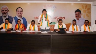 भाजपा का कालेश्वरम परियोजना भ्रष्टाचार पर हमला