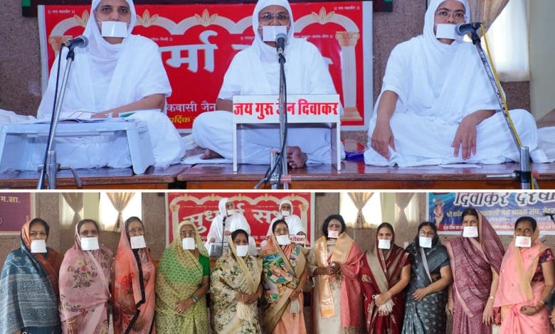 आध्यात्मिक जीवन और आत्म उत्थान पर साध्वीश्री का प्रवचन