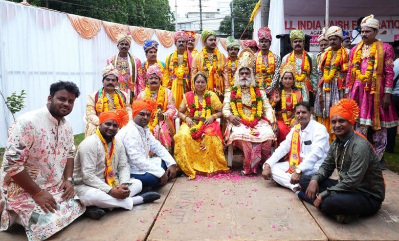 महाराजा अग्रसेन जयंती पर निकली शोभायात्रा