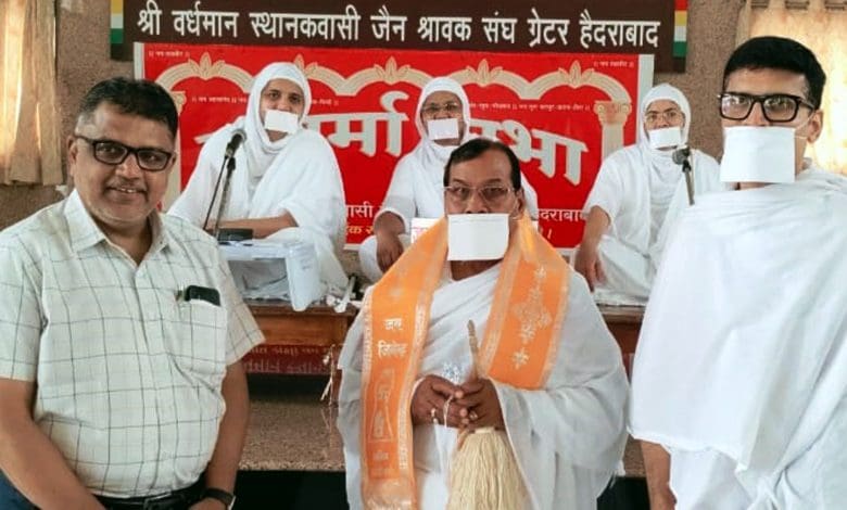 जैन संघ चातुर्मासिक धर्म सभा 1008 लक्ष्मी जाप