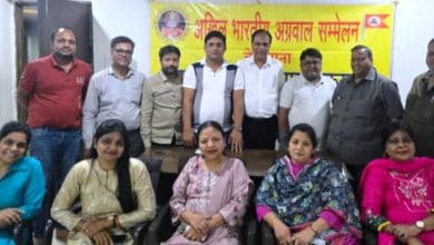 अग्रसेन जयंती उत्सव में झाँकी और भजन कार्यक्रम