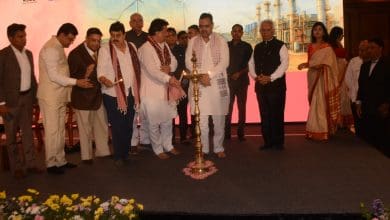 हैदराबाद जीतो कनेक्ट 2025 कार्यक्रम का मंच