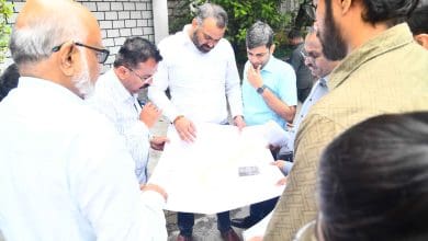 केबीआर पार्क एच-सिटी परियोजना भूमि अधिग्रहण निरीक्षण