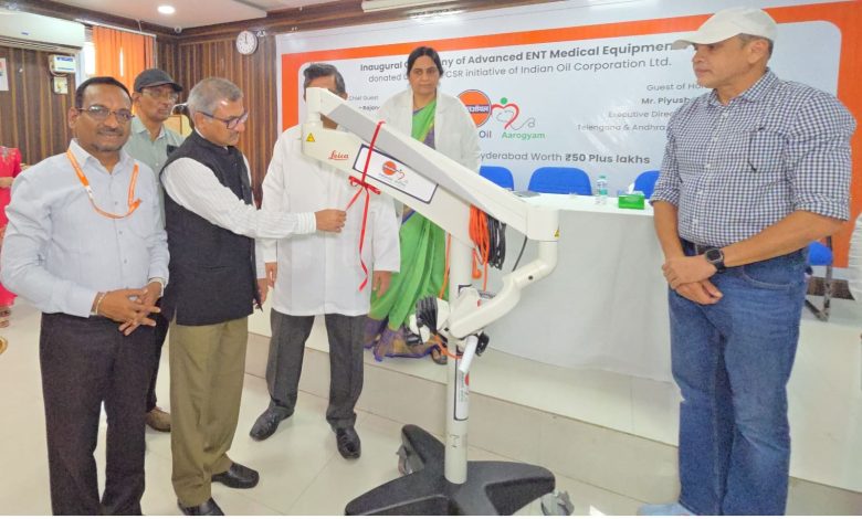आईओसीएल सीएसआर से ईएनटी अस्पताल को अत्याधुनिक चिकित्सा उपकरण