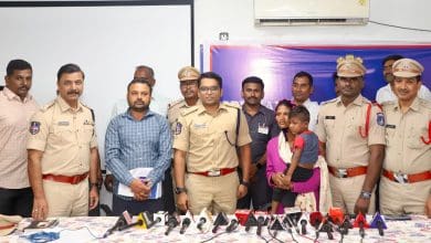 साइबराबाद पुलिस ने बच्चों की तस्करी करने वाले गिरोह को पकड़ा