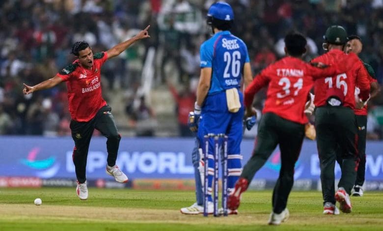 बांग्लादेश बनाम अफगानिस्तान टी-20 मैच का एक्शन मोमेंट