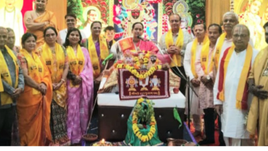 श्रीमद् भागवत पारायण हैदराबाद कथा 2025 की झलकियाँ