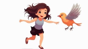 गौरैया पर बाल कविता: नटखट पंछी से मासूम स्नेह