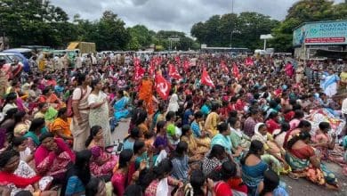 हैदराबाद आशा कार्यकर्ताओं का वेतन विरोध और धरना