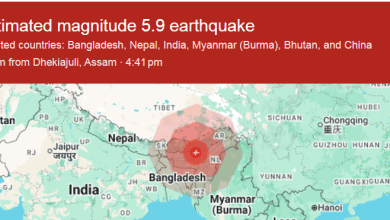 आसाम में भूकंप के बाद लोगों की सुरक्षा हेतु राहत कार्य चल रहा है